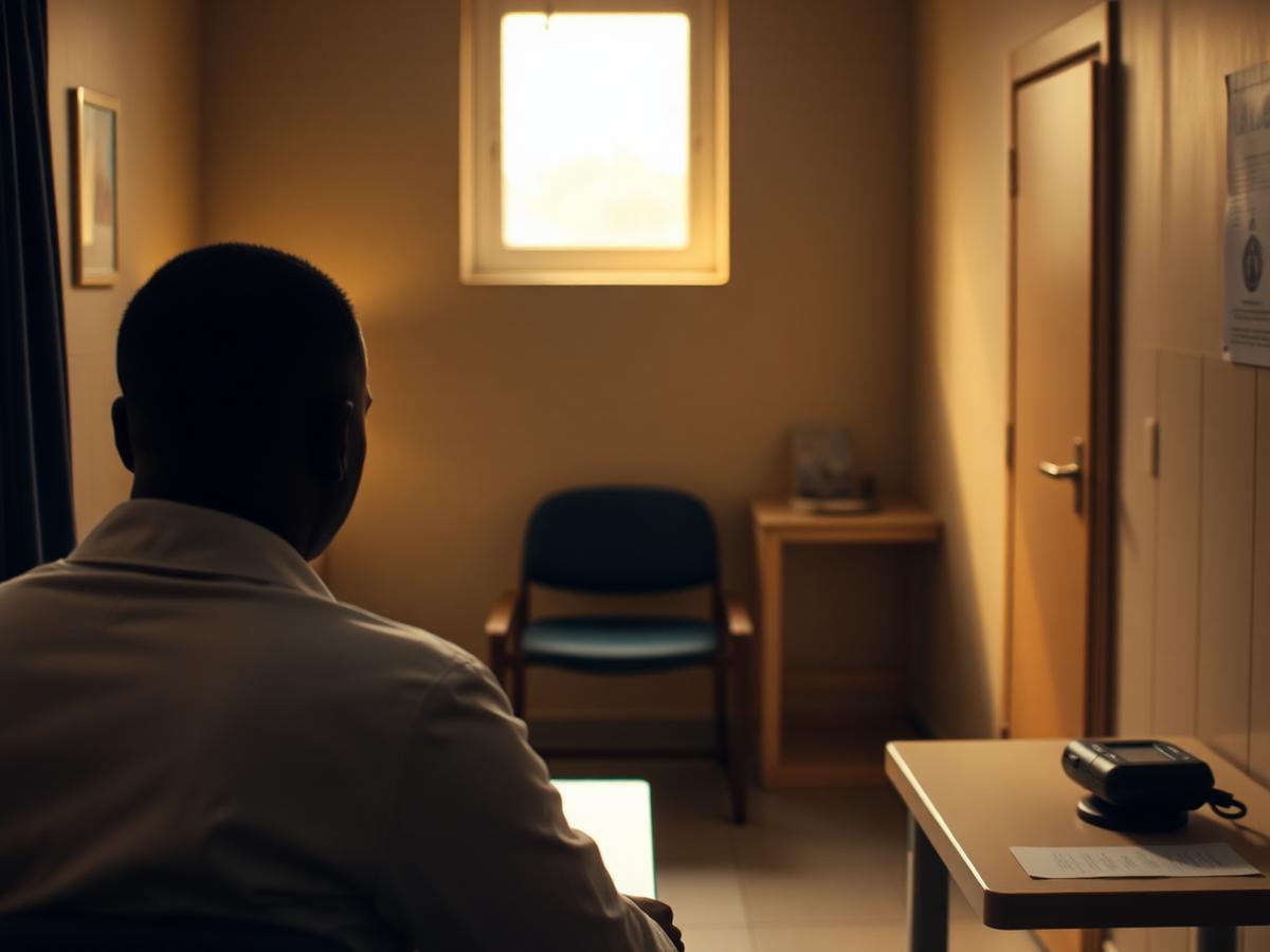 Consultation in an outpatient clinic room